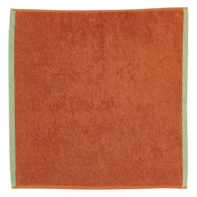 Torchons textile - Essuie-mains Cara bicolore Cannelle 50 x 50 - MAISON VIVARAISE - SDE VIVARAISE WINKLER
