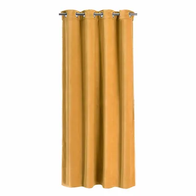 Rideaux et voilages - Rideau uni Fara Cannelle 135 x 280 - MAISON VIVARAISE - SDE VIVARAISE WINKLER