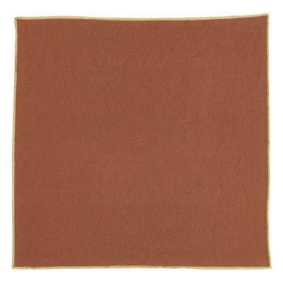 Serviettes - Serviette de table recyclée Grace Cuivre 40 x 40 - MAISON VIVARAISE - SDE VIVARAISE WINKLER