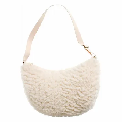 Bags and totes - Noam half-moon bag Neige 42 X 31 X 5 - MAISON VIVARAISE - SDE VIVARAISE WINKLER
