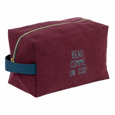 Pochettes - Trousse cube Beau Wine L 14 x 22 x 11 - LA CERISE SUR LE GATEAU