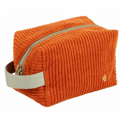 Pochettes - Trousse cube Loen Terracotta S 10 x 16 x 10 - LA CERISE SUR LE GATEAU