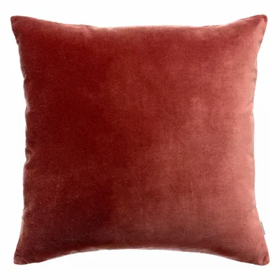 Coussins - Coussin uni Elise Tabac 45 x 45 - MAISON VIVARAISE - SDE VIVARAISE WINKLER