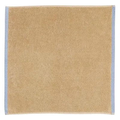 Torchons textile - Essuie-mains Cara bicolore Sable 50 x 50 - MAISON VIVARAISE - SDE VIVARAISE WINKLER