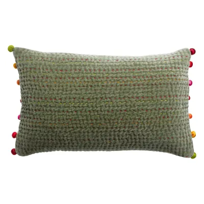 Cushions - Gastounet Cushion Verveine 30 X 50 - MAISON VIVARAISE - SDE VIVARAISE WINKLER
