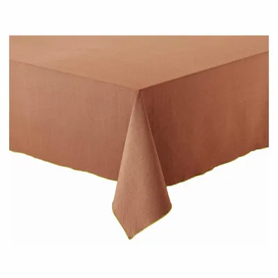 Table cloths - Recycled Tablecloth Grace Cuivre 140 X 250 - MAISON VIVARAISE - SDE VIVARAISE WINKLER