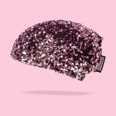 Chapeaux - Couvre-casque Big Sequins Rose – Adulte - HELMUT COVER