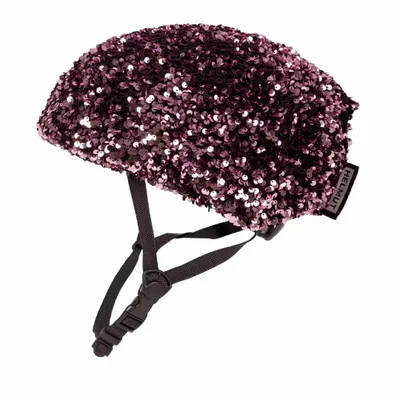 Chapeaux - Couvre-casque Big Sequins Rose – Adulte - HELMUT COVER