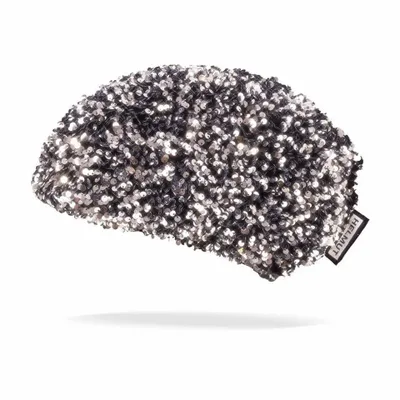 Chapeaux - Couvre-casque Big Sequins Argent – Adulte - HELMUT COVER