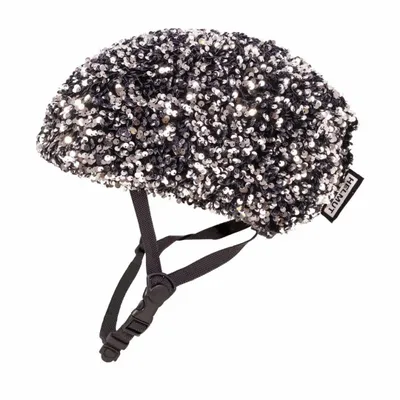 Chapeaux - Couvre-casque Big Sequins Argent – Adulte - HELMUT COVER