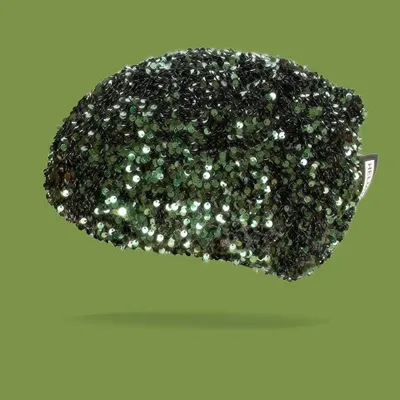 Accessoires enfants - Couvre-casque Big Sequins Vert – Enfant - HELMUT COVER