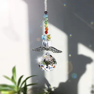Objets design - Attrape-soleil en cristal Ailes d'Ange - MANDALASHOP