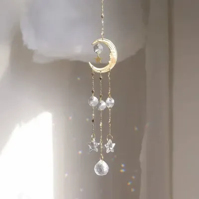 Gifts - Moon and Stars suncatcher - MANDALASHOP