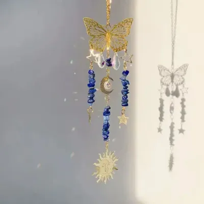 Gifts - Soluna Butterfly Lapis Lazuli Suncatcher - MANDALASHOP