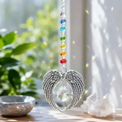 Gifts - Crystal Suncatcher Wings of Love - MANDALASHOP