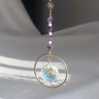 Gifts - Astra Amethyst Suncatcher - MANDALASHOP