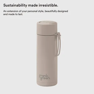 Tasses et mugs - Reusable Bottle with Flip Straw Lid 20oz/595ml - FRANK GREEN LIMITED