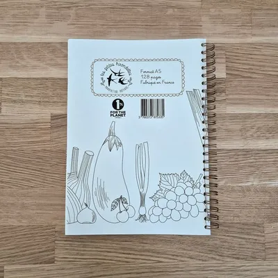 Papeterie bureau - Carnet de recettes de saison - A5 - LES PETITES HIRONDELLES