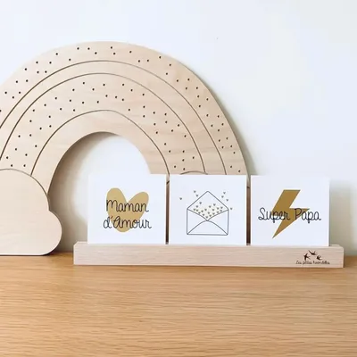 Papeterie bureau - Carte & enveloppe - Maman d'Amour - LES PETITES HIRONDELLES