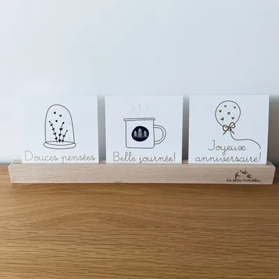 Papeterie bureau - Carte & enveloppe - Belle journée ! - LES PETITES HIRONDELLES