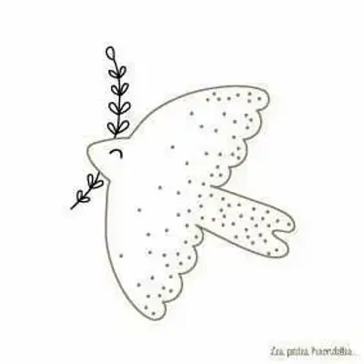 Papeterie bureau - Carte & enveloppe - Colombe Baptême Blanc - LES PETITES HIRONDELLES