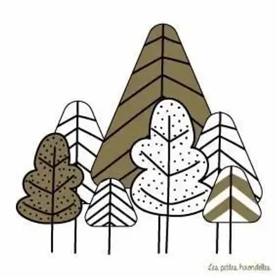 Papeterie bureau - Carte & enveloppe - Forêt - LES PETITES HIRONDELLES