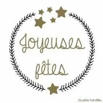 Papeterie bureau - Carte & enveloppe - Joyeuses fêtes - LES PETITES HIRONDELLES