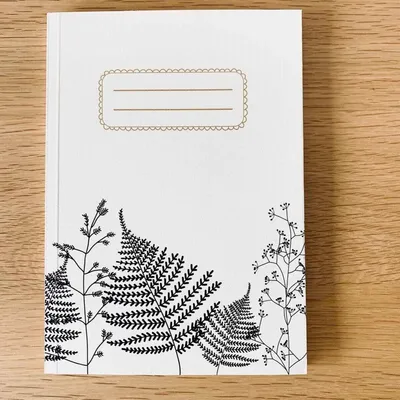 Papeterie bureau - Carnet en papier A5 - Pages blanches - Botanique - LES PETITES HIRONDELLES