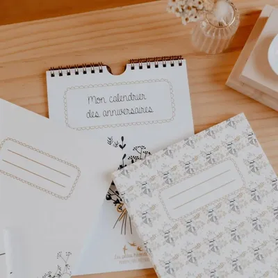 Papeterie bureau - Carnet en papier A5 - Pages blanches - Le raton-laveur - LES PETITES HIRONDELLES