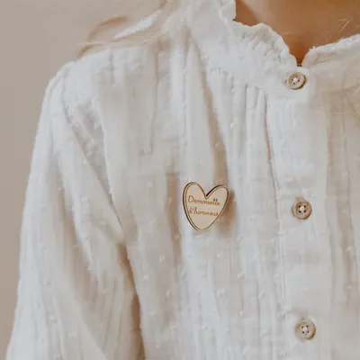 Pin's en bois - Tu vas être Demoiselle d'honneur - LES PETITES HIRONDELLES