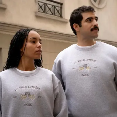 Apparel - Sweat Ville Lumière - Brodé - STUDIO COT COT