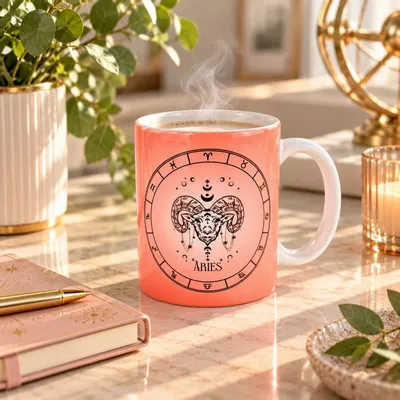 Cadeaux - Mug signe astrologique Bélier - MANDALASHOP