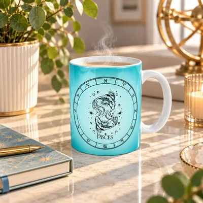 Gifts - Pisces zodiac mug - MANDALASHOP