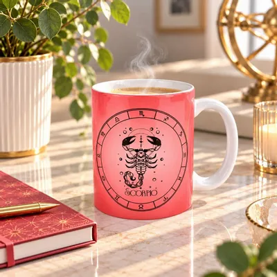 Cadeaux - Mug signe astrologique Scorpion - MANDALASHOP