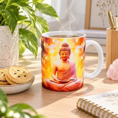 Cadeaux - Mug l'éveil du Bouddha - MANDALASHOP