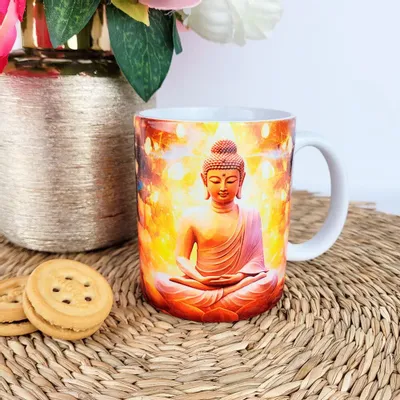 Cadeaux - Mug l'éveil du Bouddha - MANDALASHOP