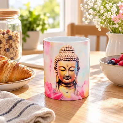 Gifts - Lotus Buddha mug - MANDALASHOP