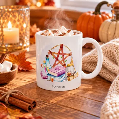 Gifts - Witch mug Power On - MANDALASHOP