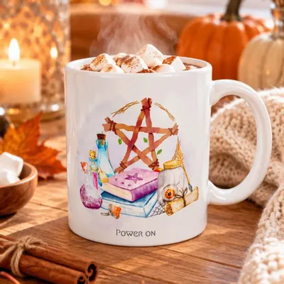 Gifts - Witch mug Power On - MANDALASHOP