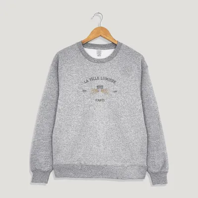 Apparel - Crewneck Ville Lumière - Embroidered - STUDIO COT COT