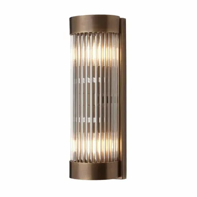 Wall lamps - Nasir Antique Brass Wall Light - RV  ASTLEY LTD
