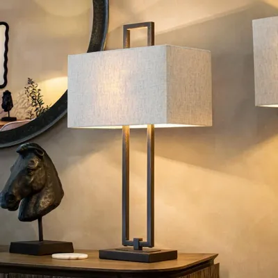 Table lamps - Danby Dark Bronze Table Lamp - RV  ASTLEY LTD