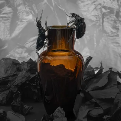 Vases - DARK CAVE ANIMALS VASES - FRANTISEK JUNGVIRT STUDIO