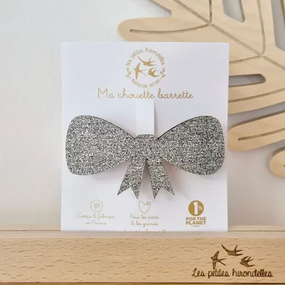 Accessoires cheveux - barrette-clip-noeud - LES PETITES HIRONDELLES