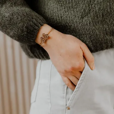 Bracelets - bracelet-en-bois-velo-bucolique - LES PETITES HIRONDELLES