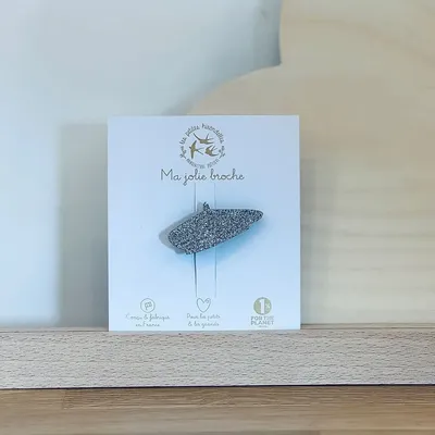 Broches - broche-feutrine-pailletee-beret - LES PETITES HIRONDELLES