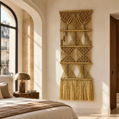 Tapestries - Macrame Wall Hanging Fondation Golden - NŒULUXE