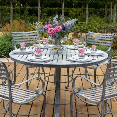 Tables Salle à Manger - Southwold Round Dining Table (1.3m) - HARROD HORTICULTURAL