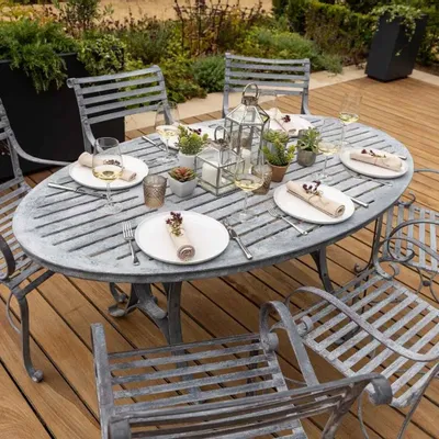 Tables Salle à Manger - Southwold Oval Dining Table (1.8m) - HARROD HORTICULTURAL