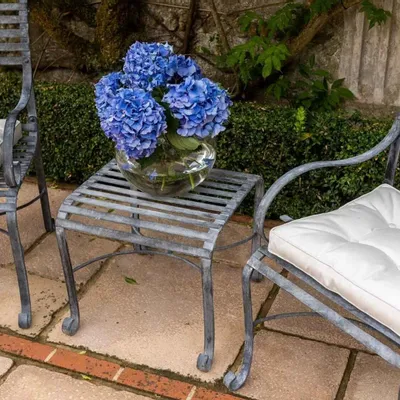 Chaises - Southwold Side Table/Bench - 1 seater backless - HARROD HORTICULTURAL
